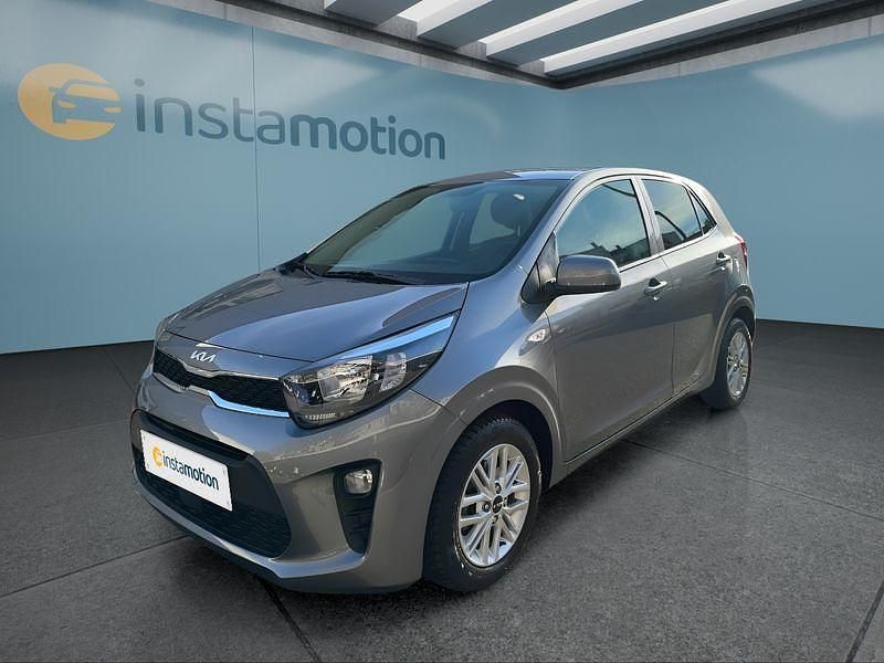 Grau Gebraucht 2022 Kia Picanto DREAM-TEAM Edition Kleinwagen | 15.299 € (Etwas zu teuer) - Bild 1/4