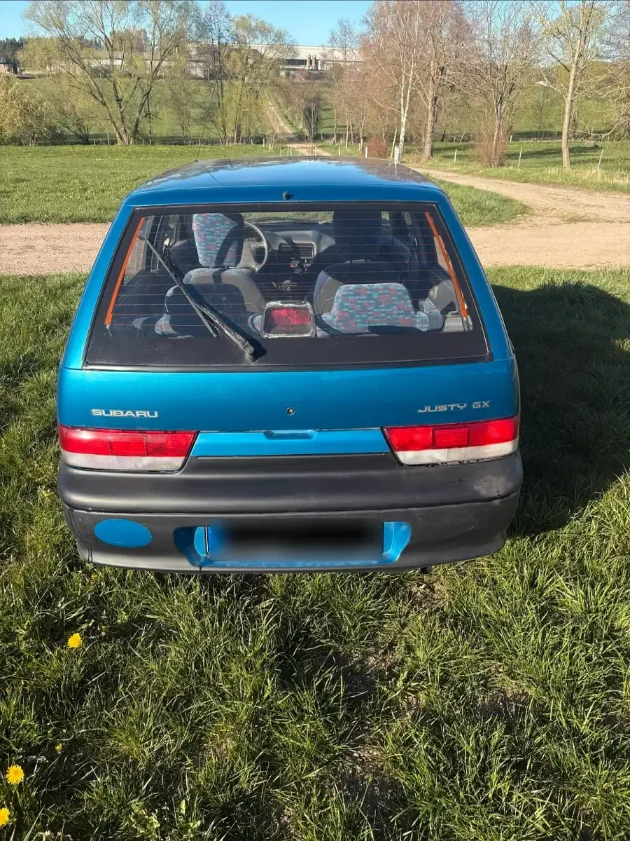 Gebraucht Subaru Justy 68 PS (50 kW) 1998 Blau Kleinwagen