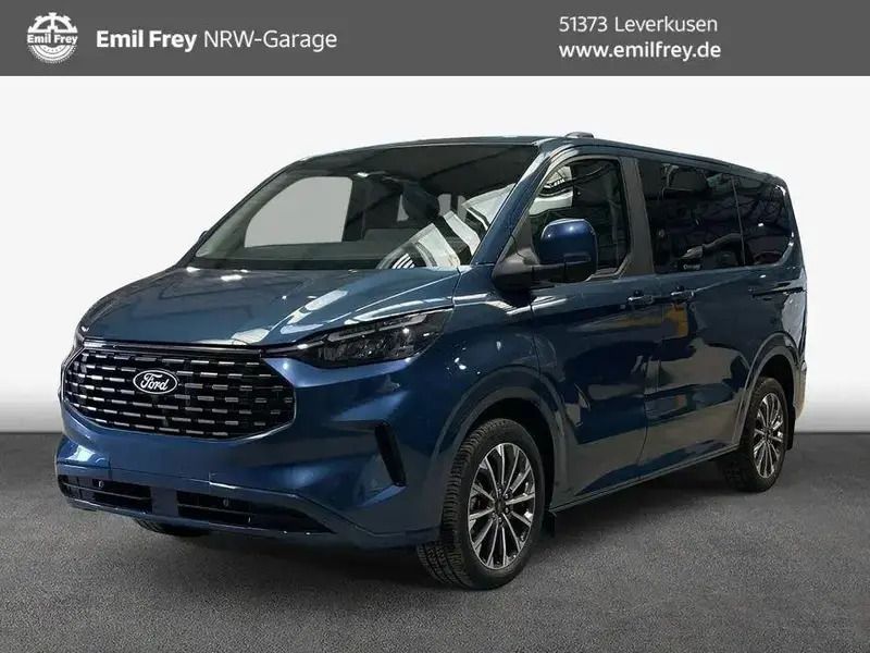 Blau Neu 2025 Ford Tourneo Titanium Kombi | 66.771 € (Teuer) - Bild 1/3