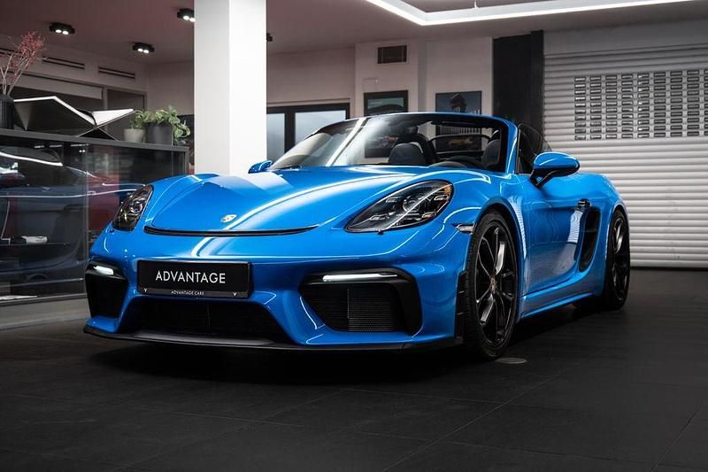 Gebraucht Porsche 718 Spyder 420 PS (308 kW) 2023 Blau Cabrio