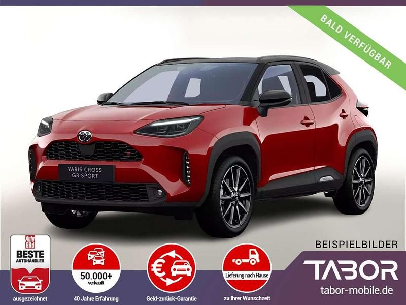 Karminarot metallic / dachfarb Neu 2025 Toyota Yaris Hybrid Sport Kleinwagen | 32.188 € (Etwas zu teuer) - Bild 1/4