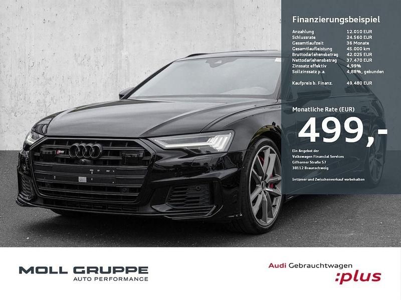 Brillantschwarz Gebraucht 2021 Audi S6 Ambiente Kombi | 49.480 € (Guter Preis) - Bild 1/3