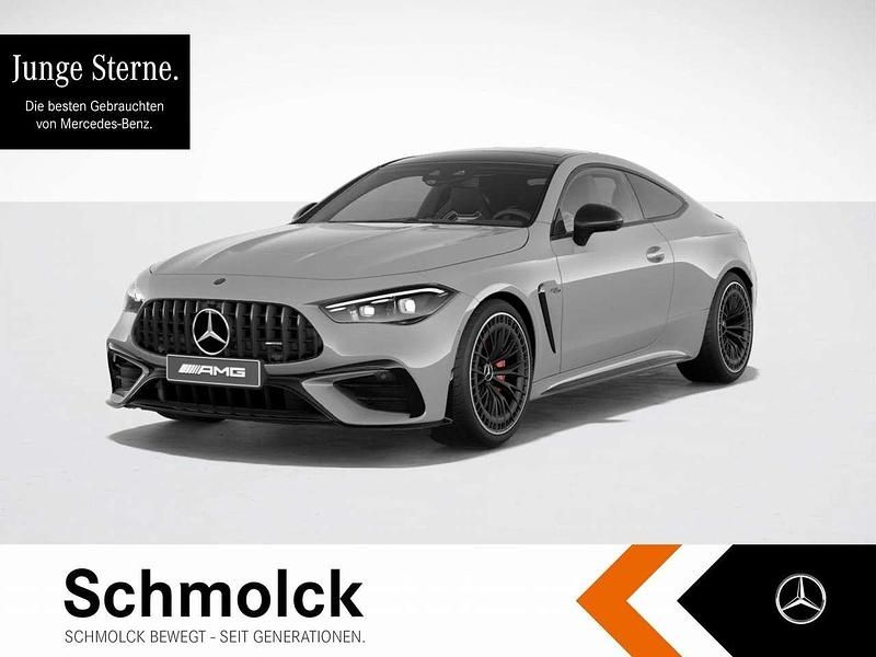 Manufaktur alpingrau uni Gebraucht 2024 Mercedes CLE53 AMG Premium Plus Coupé | 99.900 € - Bild 1/4