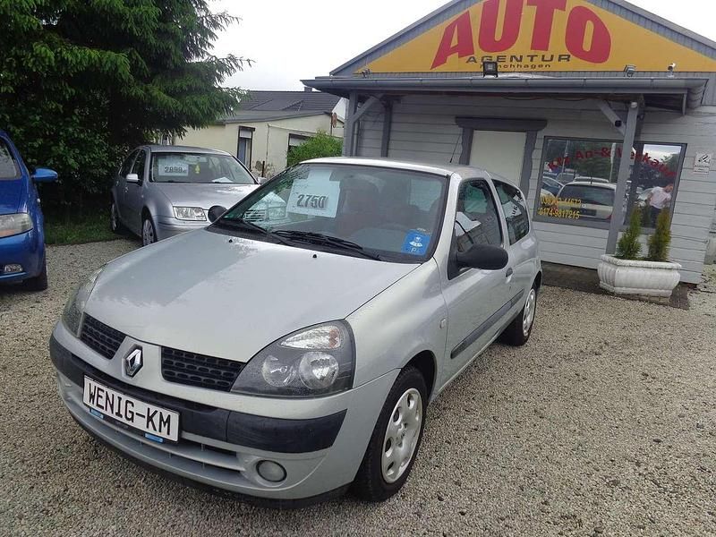Gebraucht Renault Clio II Authentique 75 PS (55 kW) 2004 Grau Kleinwagen