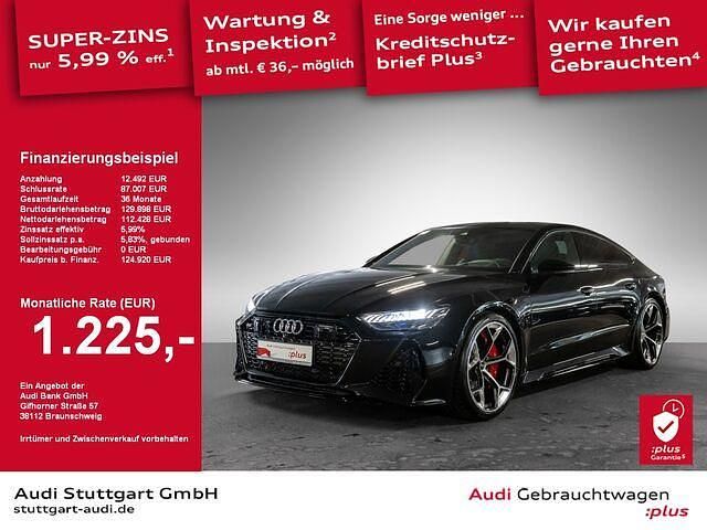 Gebraucht Audi RS7 Sportback Performance 630 PS (463 kW) 2024 Mythosschwarz metallic Kleinwagen