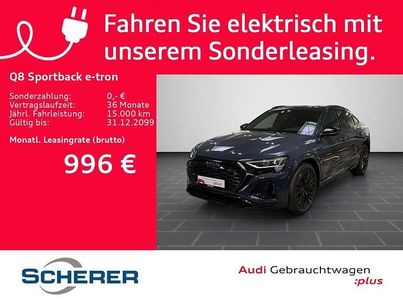 Gebraucht Audi Q8 e-tron S-Line 300 kW (408 PS) 2023 Plasmablau metallic SUV