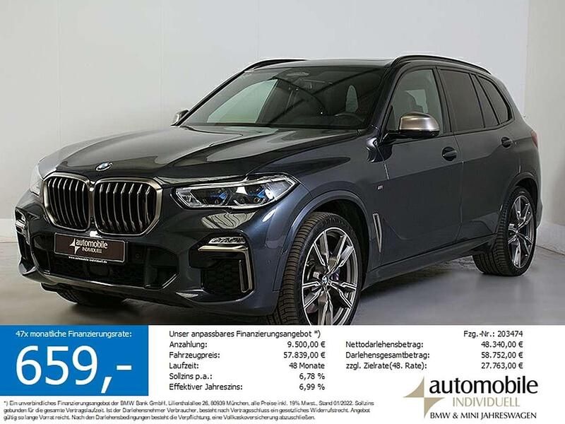 Grau Gebraucht 2020 BMW X5 M SUV | 57.830 € (Fairer Preis) - Bild 1/4