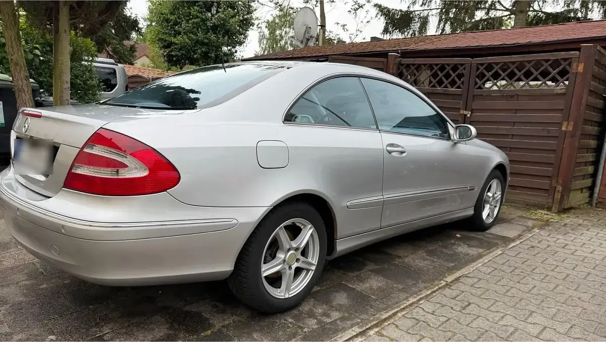 Gebraucht Mercedes CLK200 Avantgarde 163 PS (119 kW) 2005 Silber Coupé