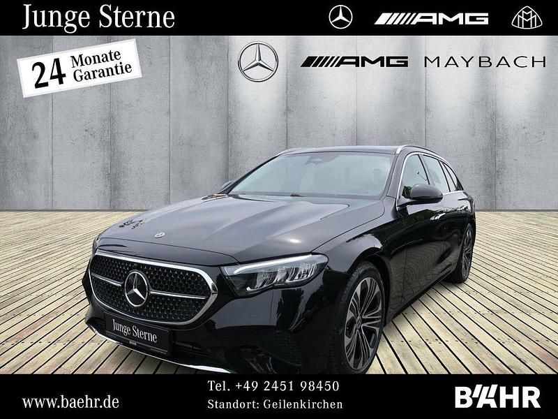 Lack obsidianschwarz Gebraucht 2024 Mercedes E220 Avantgarde Kombi | 47.450 € (Teuer) - Bild 1/4