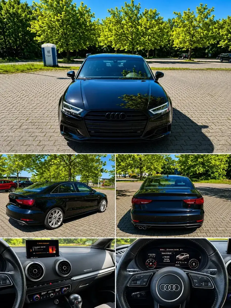Używany Audi A3 150 KM (110 kW) 2018 Czarny Sedan/Limuzyna