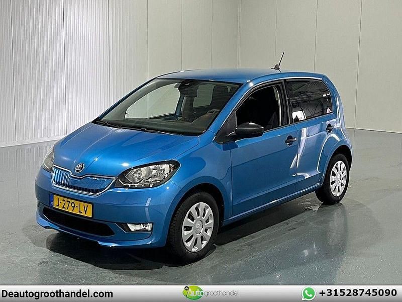 Blau Gebraucht 2020 Skoda Citigo-e IV Ambition Kleinwagen | 9.438 € (Guter Preis) - Bild 1/4
