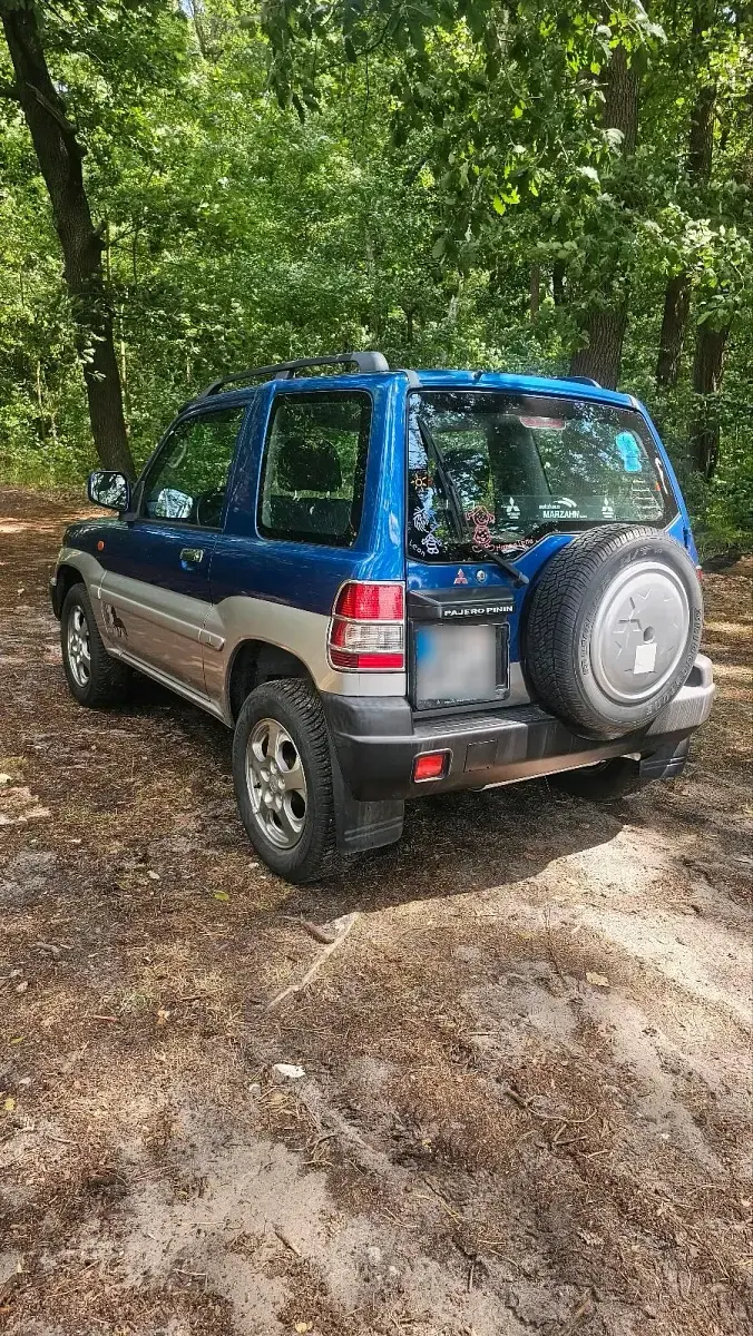 Gebraucht Mitsubishi Pajero 120 PS (88 kW) 2001 Blau SUV