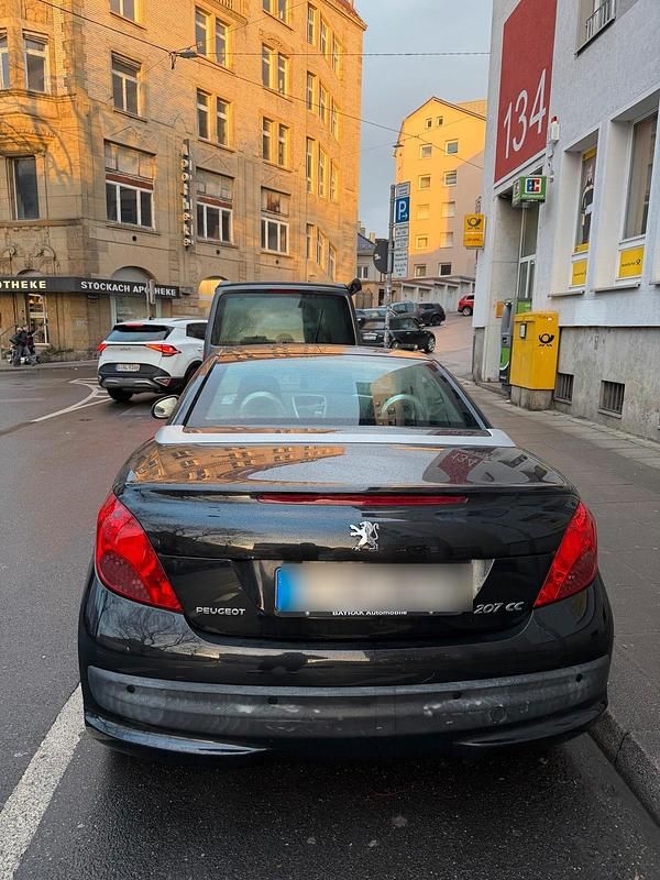 Gebraucht Peugeot 207 CC 120 PS (88 kW) 2008 Schwarz Cabrio