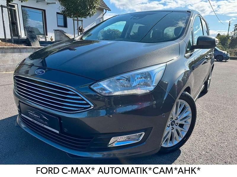 Grau Gebraucht 2017 Ford Grand C-Max Titanium Van / Kleinbus | 12.997 € (Fairer Preis) - Bild 1/4