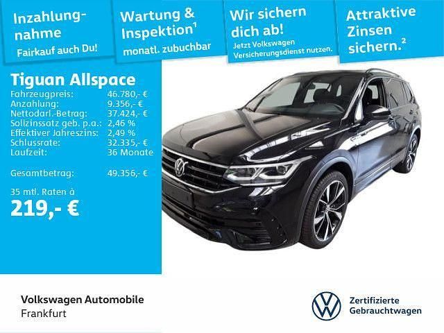 Deep black perleffekt Gebraucht 2025 VW Tiguan Allspace R-line SUV | 46.780 € (Teuer) - Bild 1/4