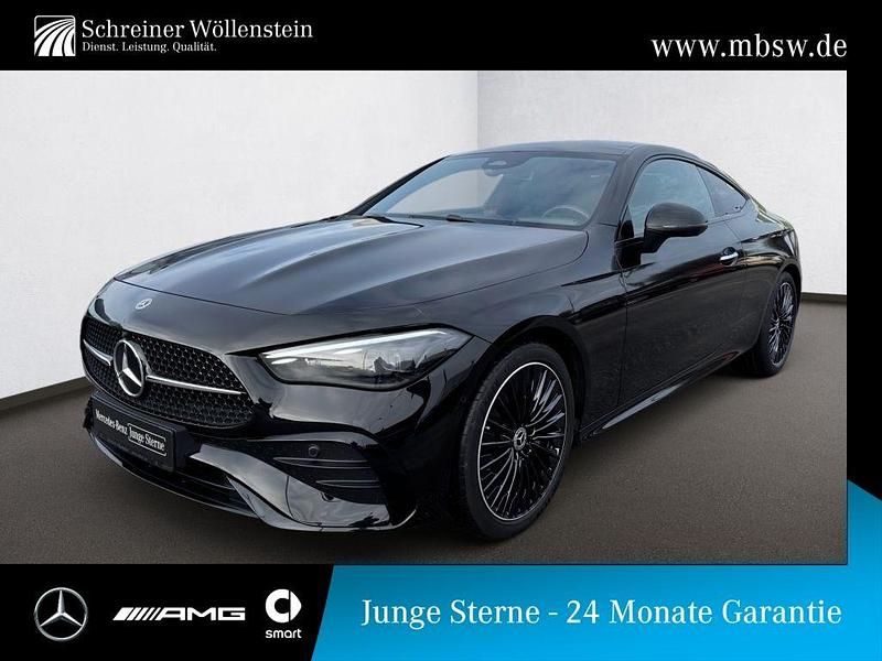 Obsidianschwarz (metallic) Gebraucht 2024 Mercedes 220 Coupé | 49.790 € (Fairer Preis) - Bild 1/4