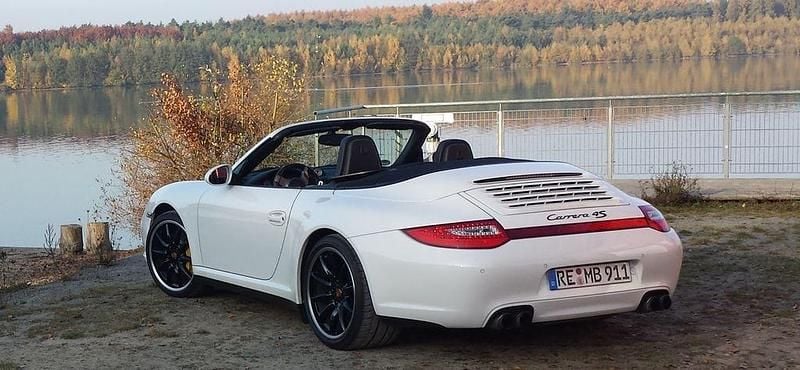 Weiß Gebraucht 2009 Porsche 997 Chrono Cabrio | 84.990 € (Teuer) - Bild 1/4