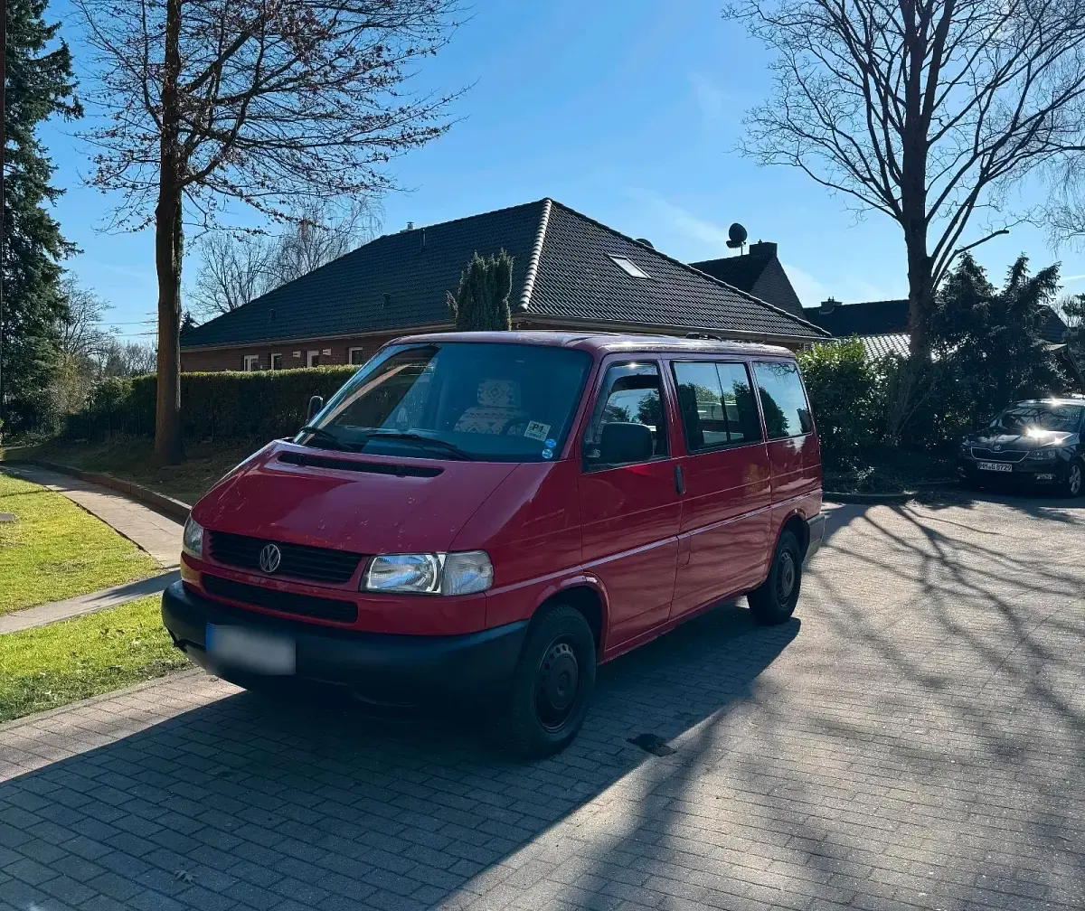 Gebraucht VW T4 68 PS (50 kW) 1998 Rot Van