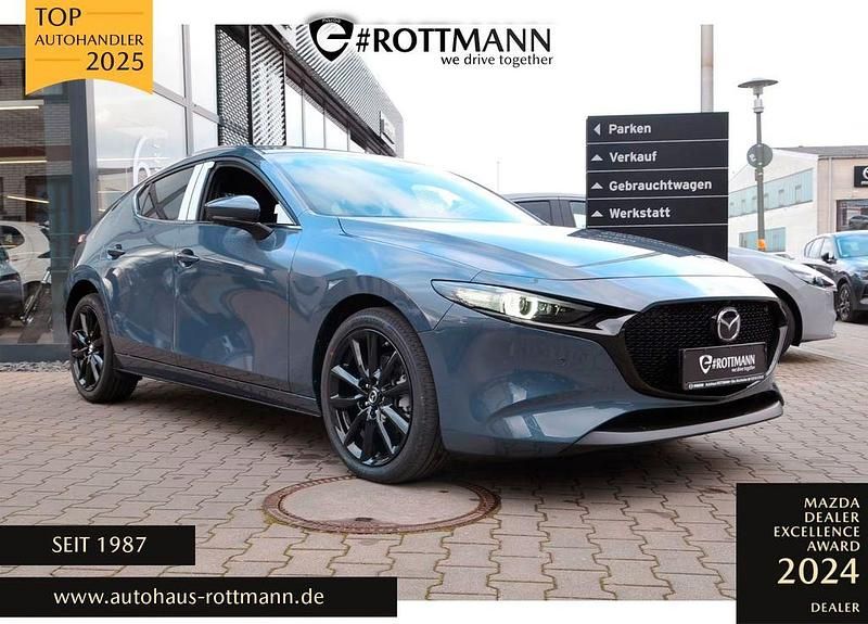 Grau Gebraucht 2025 Mazda 3 Exclusive-Line Limousine | 30.470 € (Fairer Preis) - Bild 1/4