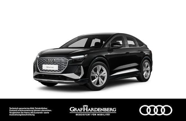 Mythosschwarz metallic Gebraucht 2022 Audi Q4 Sportback e-tron Comfort SUV | 32.980 € (Fairer Preis) - Bild 1/4