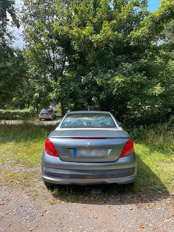 Grau Gebraucht 2007 Peugeot 207 CC Cabrio | 1.100 € (Superpreis) - Bild 1/4