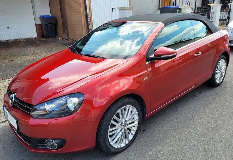 Rot Gebraucht 2014 VW Golf Cabriolet Cup Cabrio | 11.900 € (Etwas zu teuer) - Bild 1/4