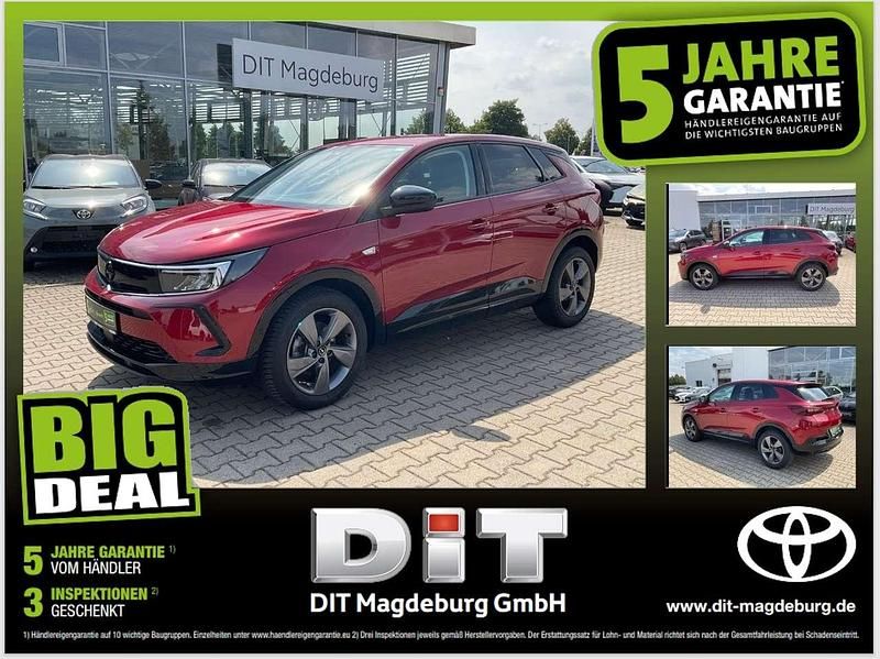 Lackierung bright red/metallic Gebraucht 2024 Opel Grandland X GS Line SUV | 19.290 € (Superpreis) - Bild 1/4