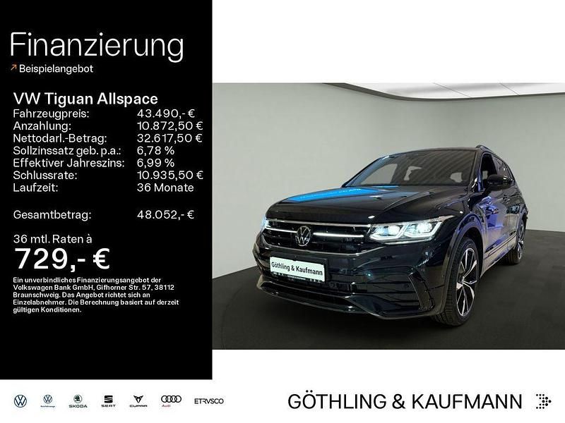Deep black perleffekt Gebraucht 2024 VW Tiguan Allspace R-line SUV | 43.490 € (Etwas zu teuer) - Bild 1/4