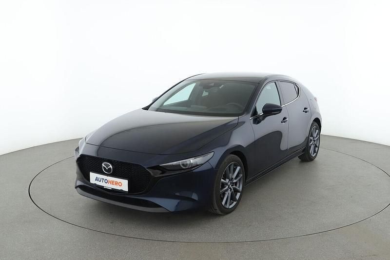 Blau Gebraucht 2021 Mazda 3 Selection Limousine | 21.610 € (Fairer Preis) - Bild 1/3
