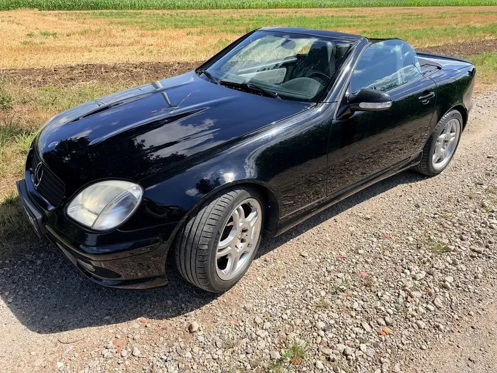 Gebraucht Mercedes SLK32 AMG AMG 354 PS (260 kW) 2002 Schwarz Cabrio