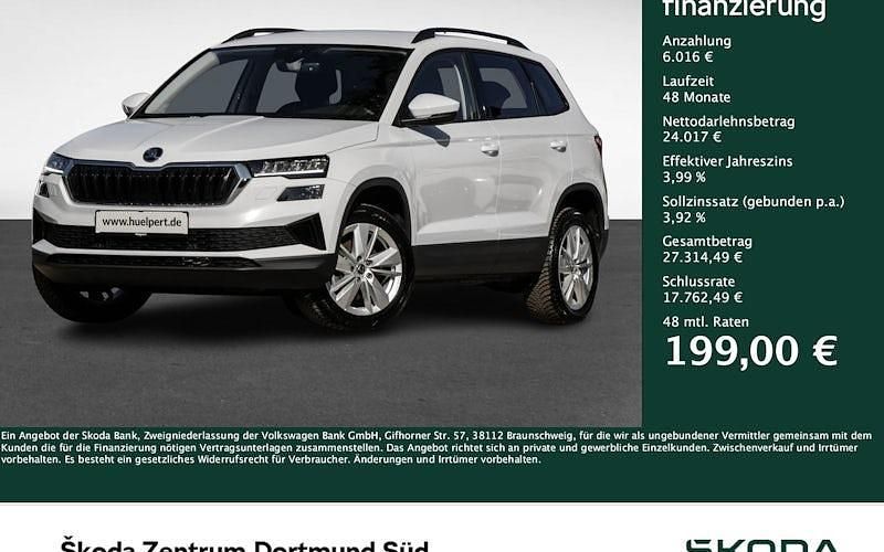 Weiß Gebraucht 2024 Skoda Karoq Selection SUV | 29.983 € (Guter Preis) - Bild 1/4