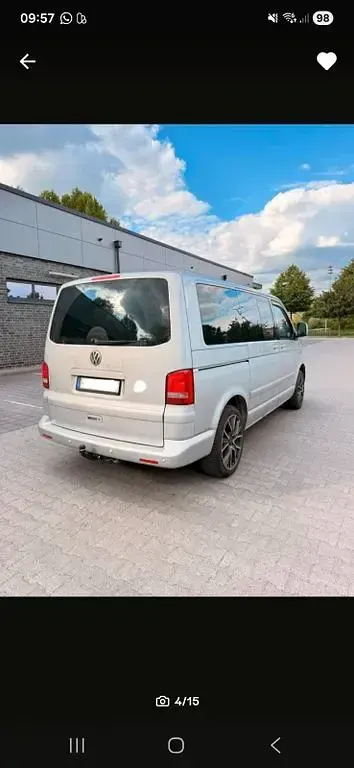 Gebraucht VW Multivan Highline 131 PS (96 kW) 2007 Silber Van / Kleinbus
