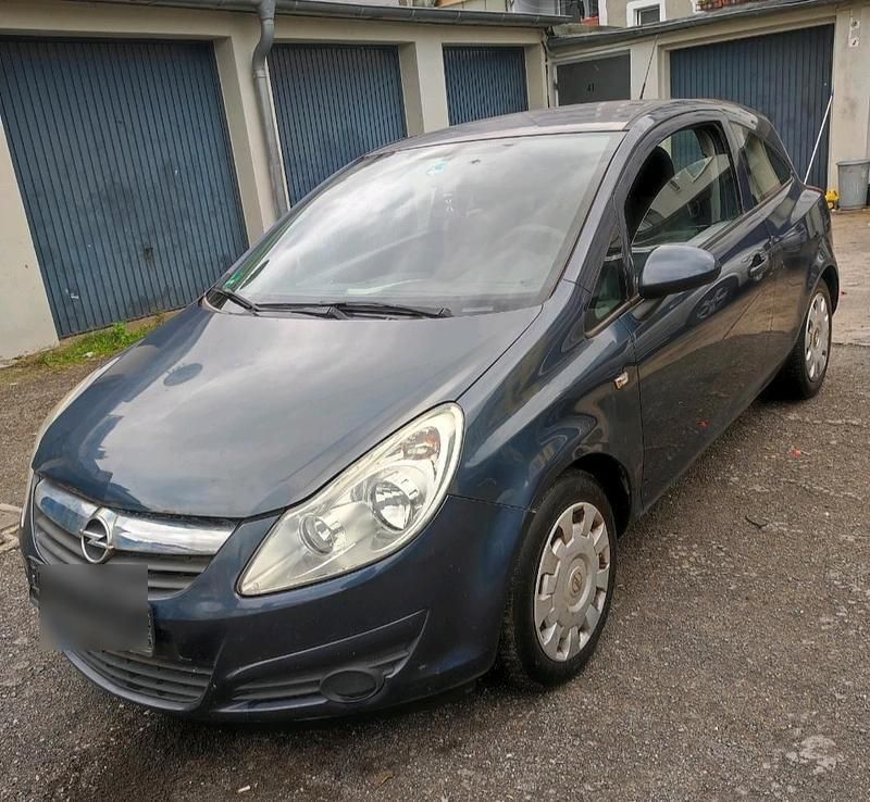 Blau Gebraucht 2009 Opel Corsa Kleinwagen | 600 € (Superpreis) - Bild 1/4