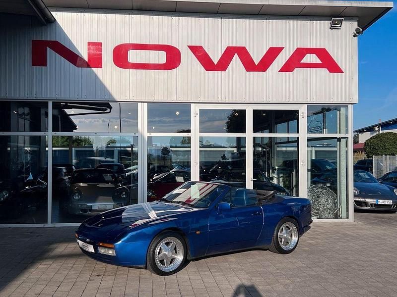 Blau Gebraucht 1991 Porsche 944 S2 Cabrio | 28.750 € - Bild 1/4