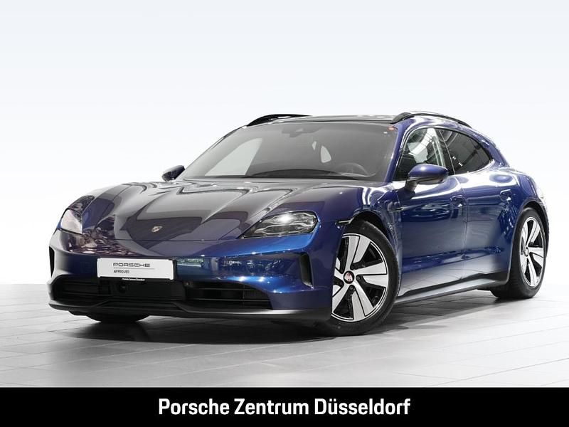 Enzianblaumetallic Gebraucht 2024 Porsche Taycan 4S Sport Turismo Limousine | 99.900 € - Bild 1/4