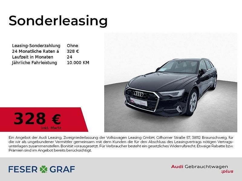 Mythosschwarz metallic Gebraucht 2025 Audi A6 Ambiente Kombi | 49.890 € (Etwas zu teuer) - Bild 1/4