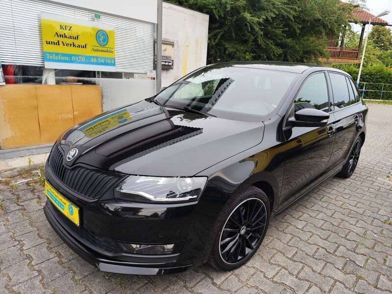 Schwarz Gebraucht 2018 Skoda Rapid Monte Carlo Limousine | 11.999 € (Fairer Preis) - Bild 1/2
