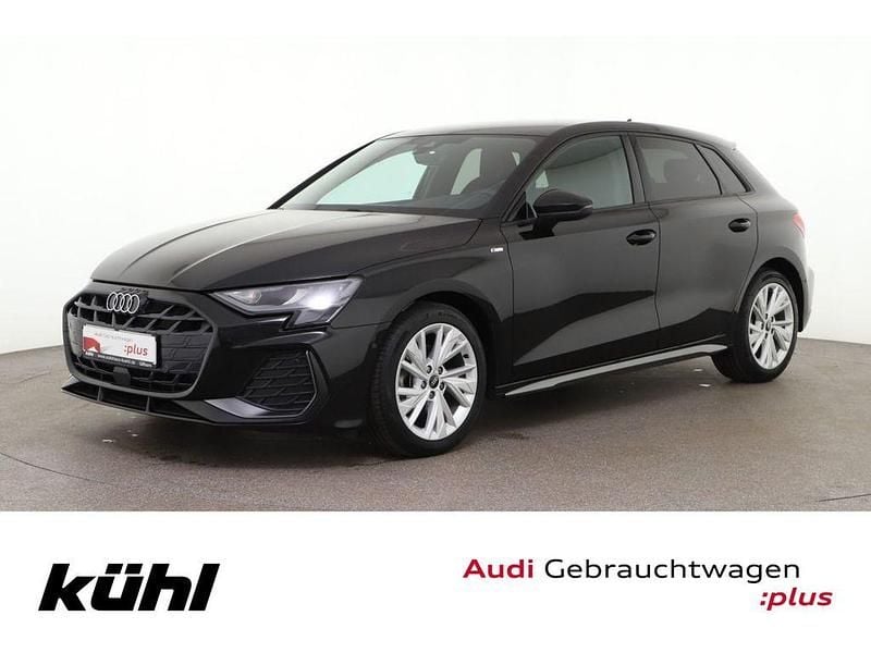 Mythosschwarz metallic Gebraucht 2025 Audi A3 S-Line Limousine | 34.980 € (Guter Preis) - Bild 1/4