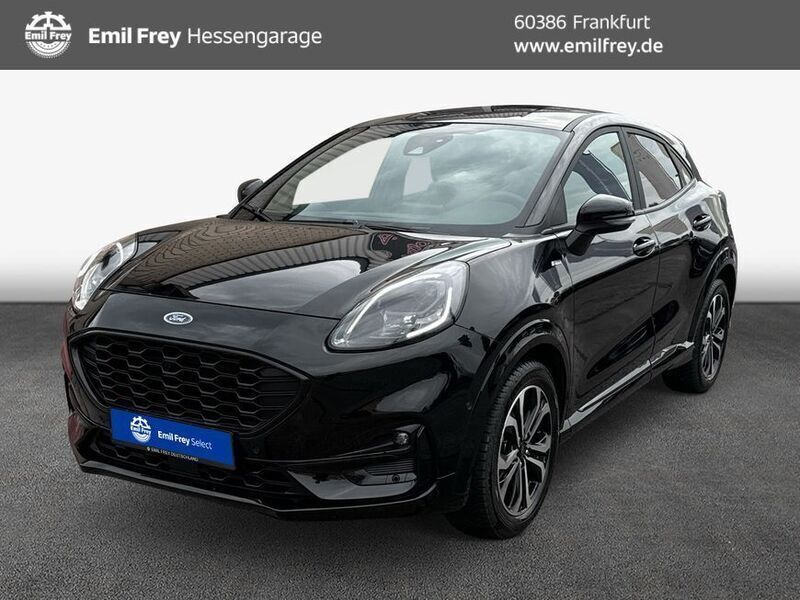 Agate black metallic Gebraucht 2023 Ford Puma ST-Line SUV | 20.950 € (Superpreis) - Bild 1/4