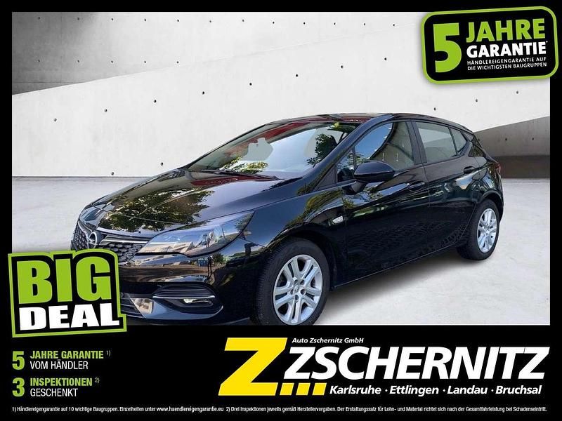 Onyx schwarz Gebraucht 2022 Opel Astra Edition Limousine | 13.960 € (Superpreis) - Bild 1/4