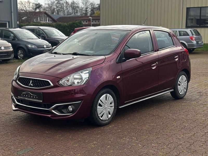 Gebraucht Mitsubishi Space Star Diamant Edition 71 PS (52 kW) 2017 Rot Kleinwagen