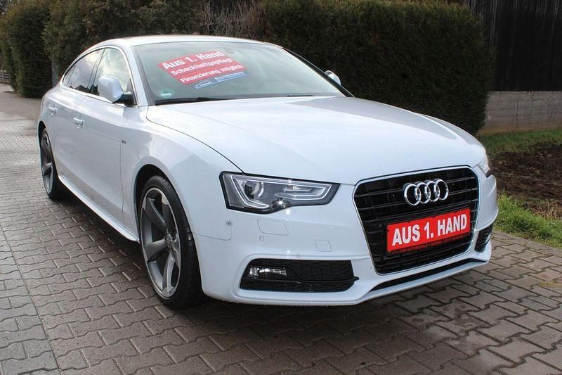 Weiß Gebraucht 2016 Audi A5 Sportback S-Line Kleinwagen | 15.900 € (Etwas zu teuer) - Bild 1/4