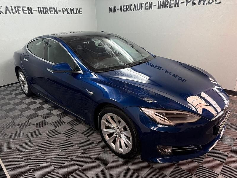 Blau Gebraucht 2020 Tesla Model S Limousine | 30.850 € (Fairer Preis) - Bild 1/4