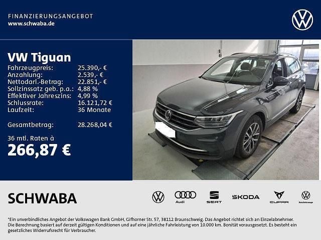 Gebraucht VW Tiguan Life 150 PS (110 kW) 2022 Uranograu SUV
