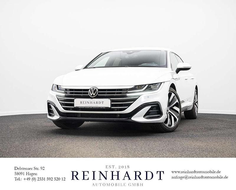 Oryxweiß perlmutteffekt Gebraucht 2022 VW Arteon R-line Kombi | 30.490 € (Superpreis) - Bild 1/3