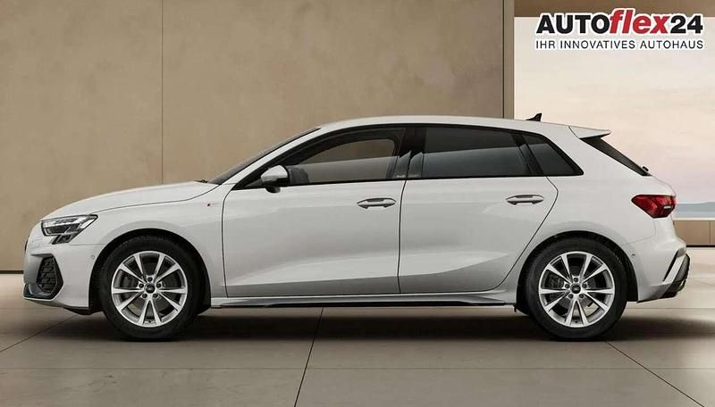Arkonaweiß Neu 2025 Audi A3 Sportback S-Line Limousine | 38.702 € (Guter Preis) - Bild 1/4