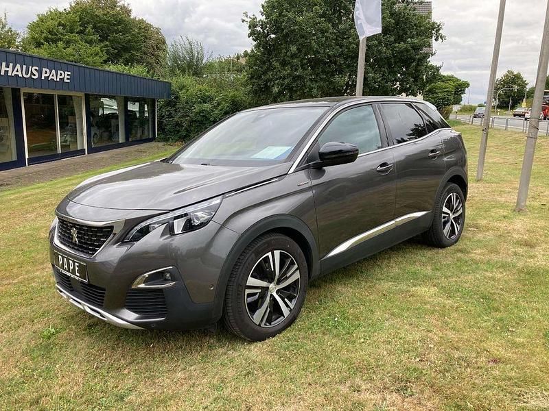Platiniumgrau/metallic Gebraucht 2019 Peugeot 3008 Allure GT-Line SUV | 16.900 € (Fairer Preis) - Bild 1/4