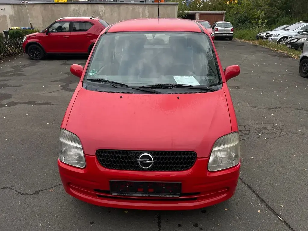 Gebraucht Opel Agila 58 PS (42 kW) 2002 Rot Van / Kleinbus