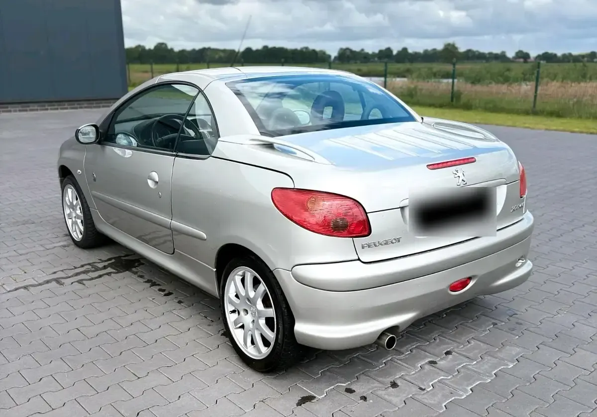 Gebraucht Peugeot 206 CC S 109 PS (80 kW) 2005 Silber Cabrio