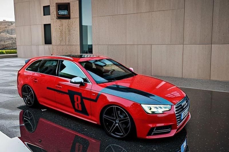 Gebraucht Audi A4 S-Line 150 PS (110 kW) 2015 Rot Kombi